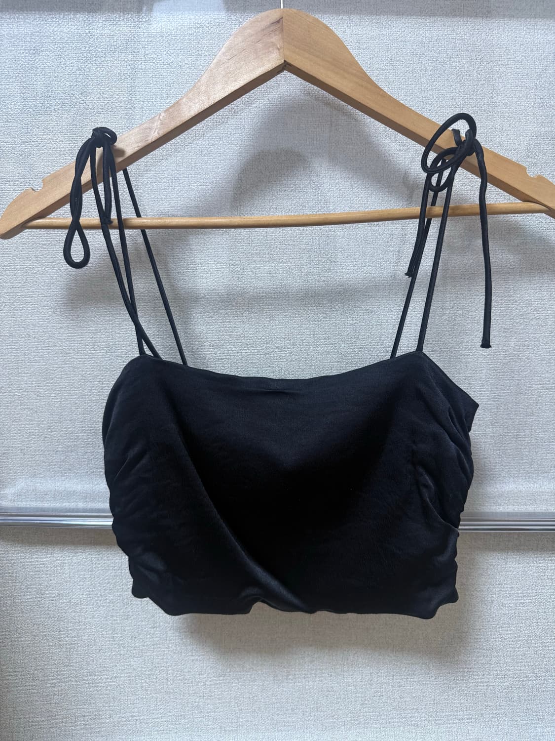 (반택포) 자라 새틴 나시 탑 (블랙,화이트) 상품이미지6