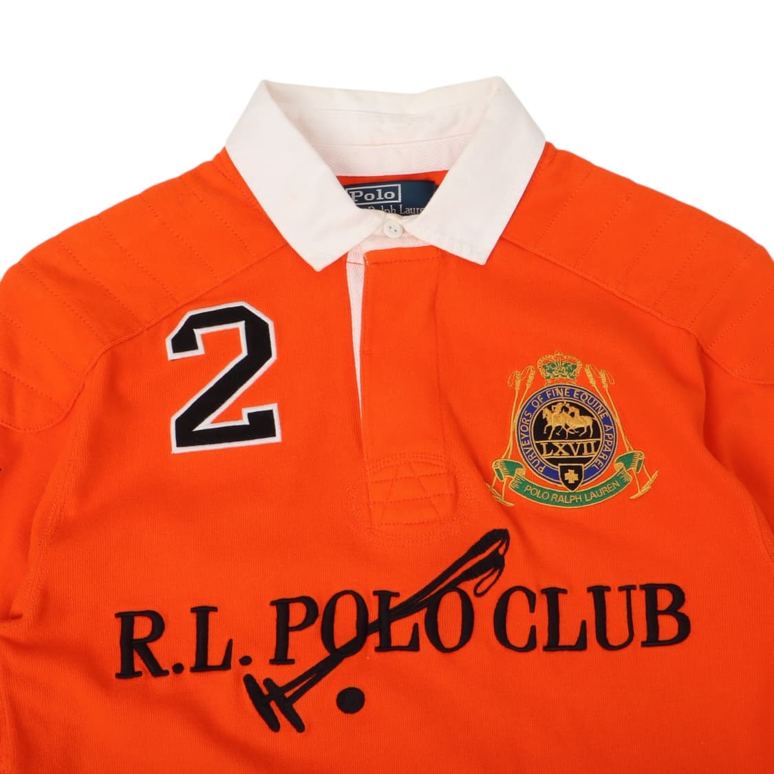 폴로 랄프로렌 오렌지 RL P-C 브리티안 럭비 티셔츠 상품이미지2