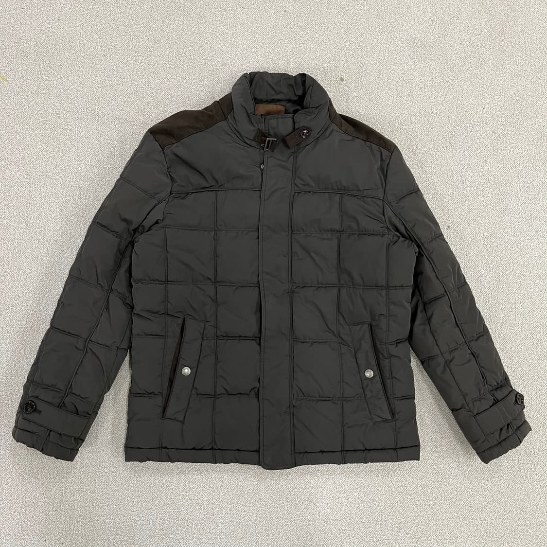 [105] 란찌 브라운 퀄팅 다운 패딩 점퍼 0119M1 상품이미지1