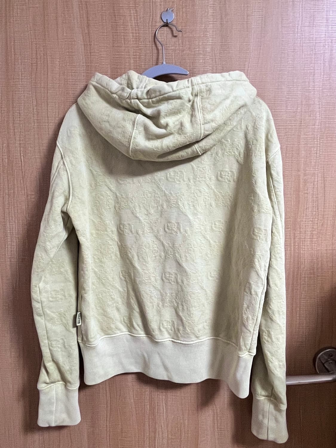 S) 스컬프터 Jacquard Hoodie Zip-Up Mustard 상품이미지4