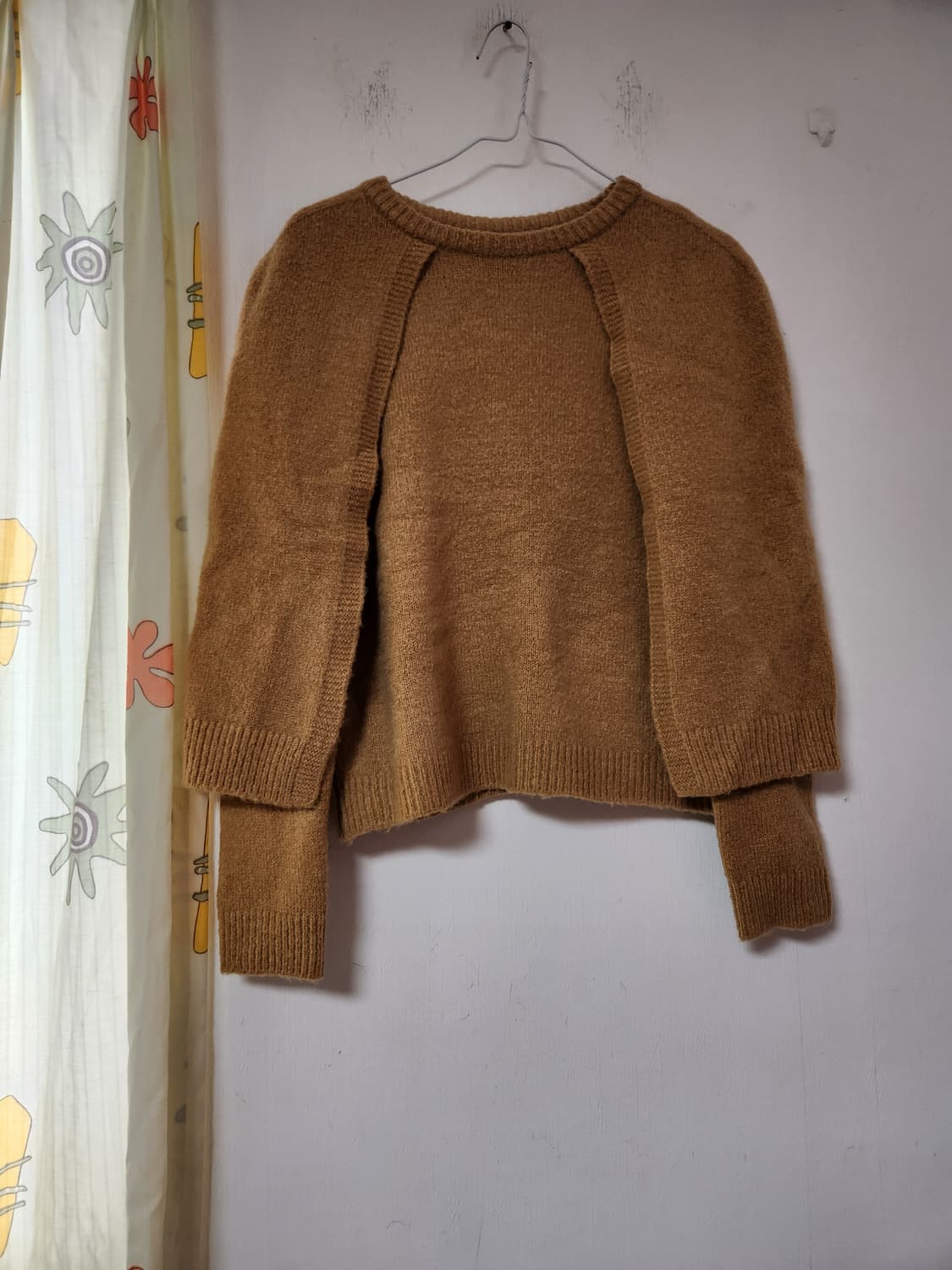 브라운 니트  망토형 스웨터 S 상품이미지1