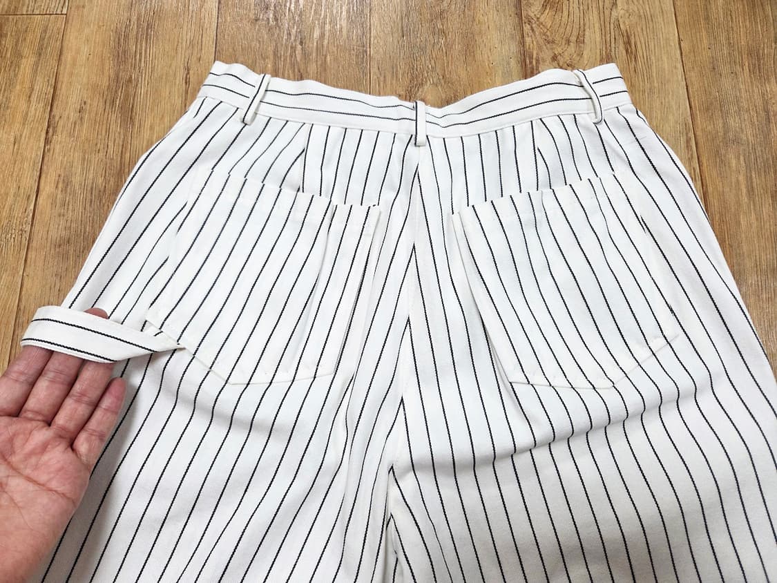 프롬비기닝(From Beginning) 스트라이프 화이트데님 66 새상품 상품이미지3