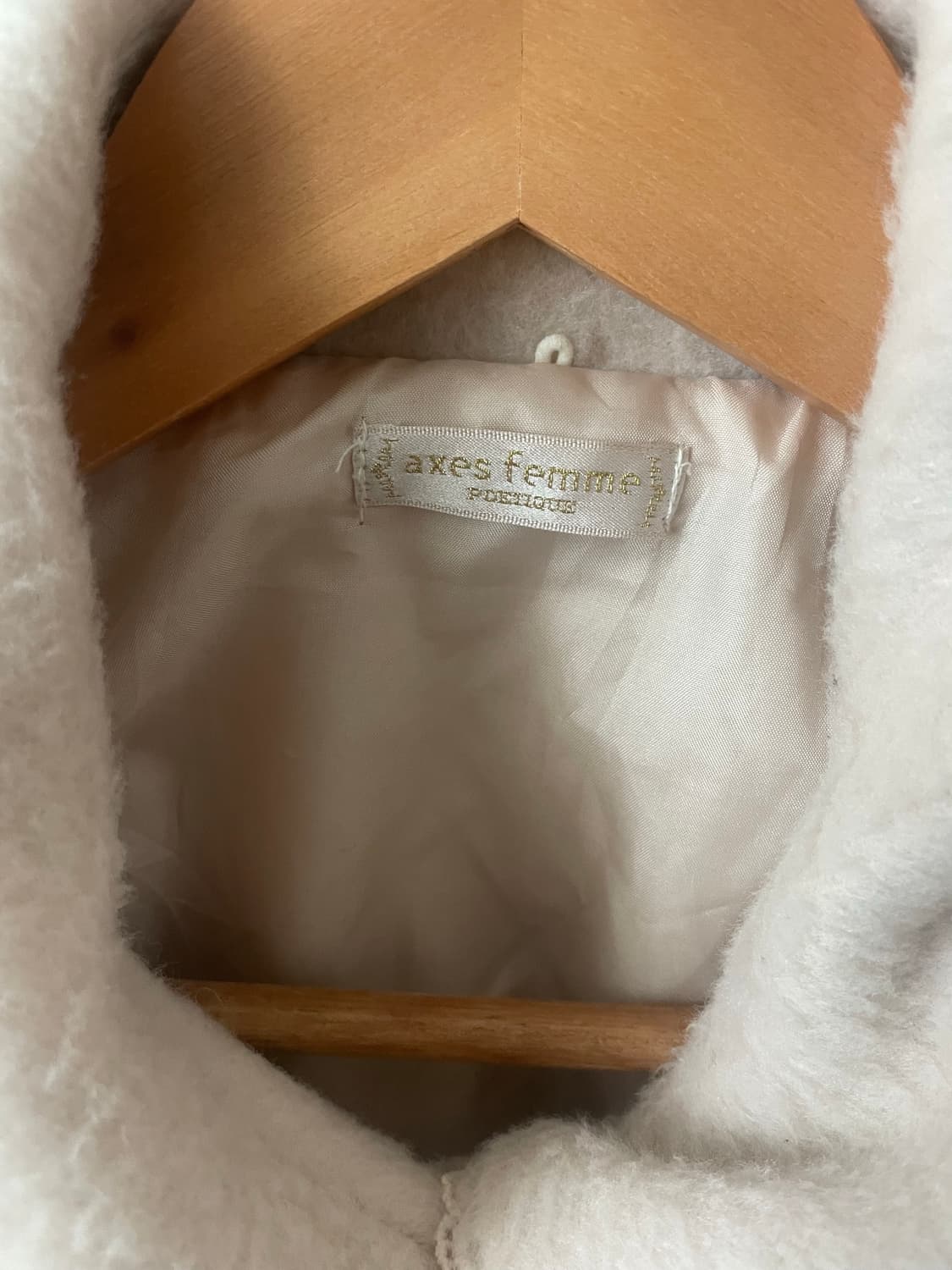 모리걸 빈티지 엑시즈팜 axes femme 러블리 아이보리 코트 🎀🤍 상품이미지3