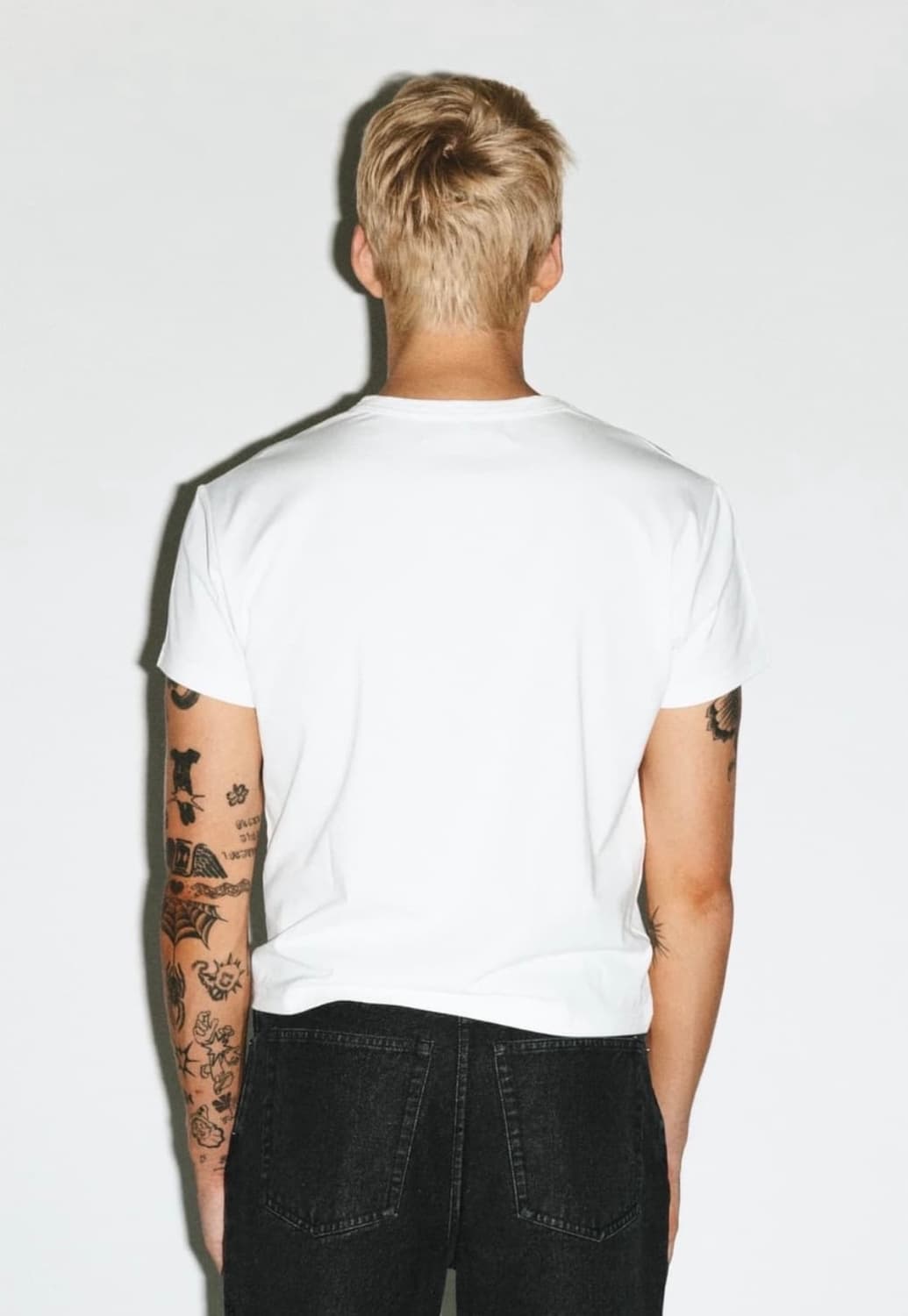 캘리포니아 아트 베이비 티셔츠 흰색 상품이미지2