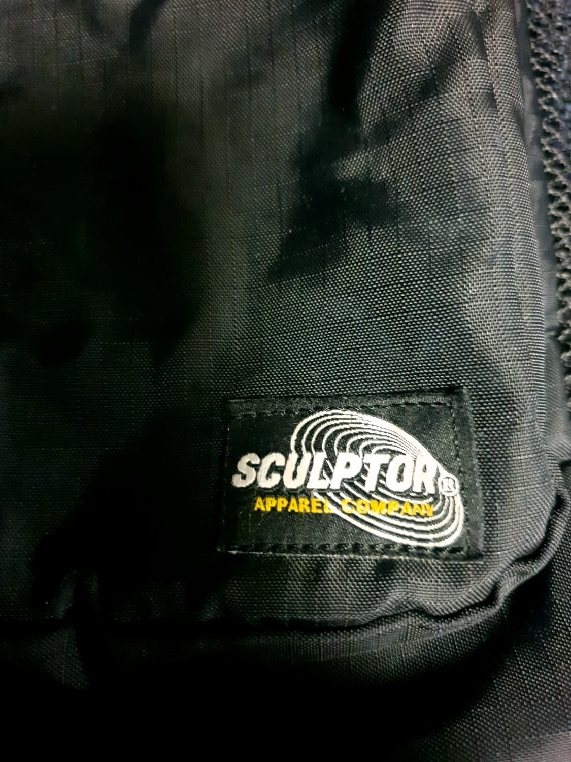 (단종매물) 스컬프터 멀티 더블포켓 나일론 스트릿 백팩 블랙 상품이미지3