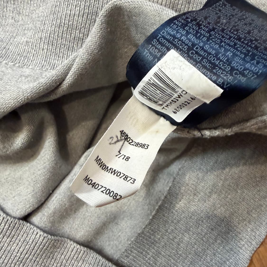 타미힐피거 하프집업 버튼 코튼 니트 상품이미지4