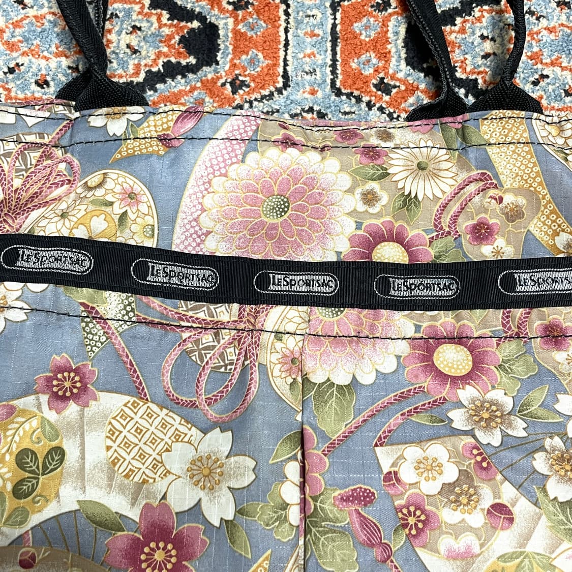 레스포삭 플라워프린팅 토트백  상품이미지3