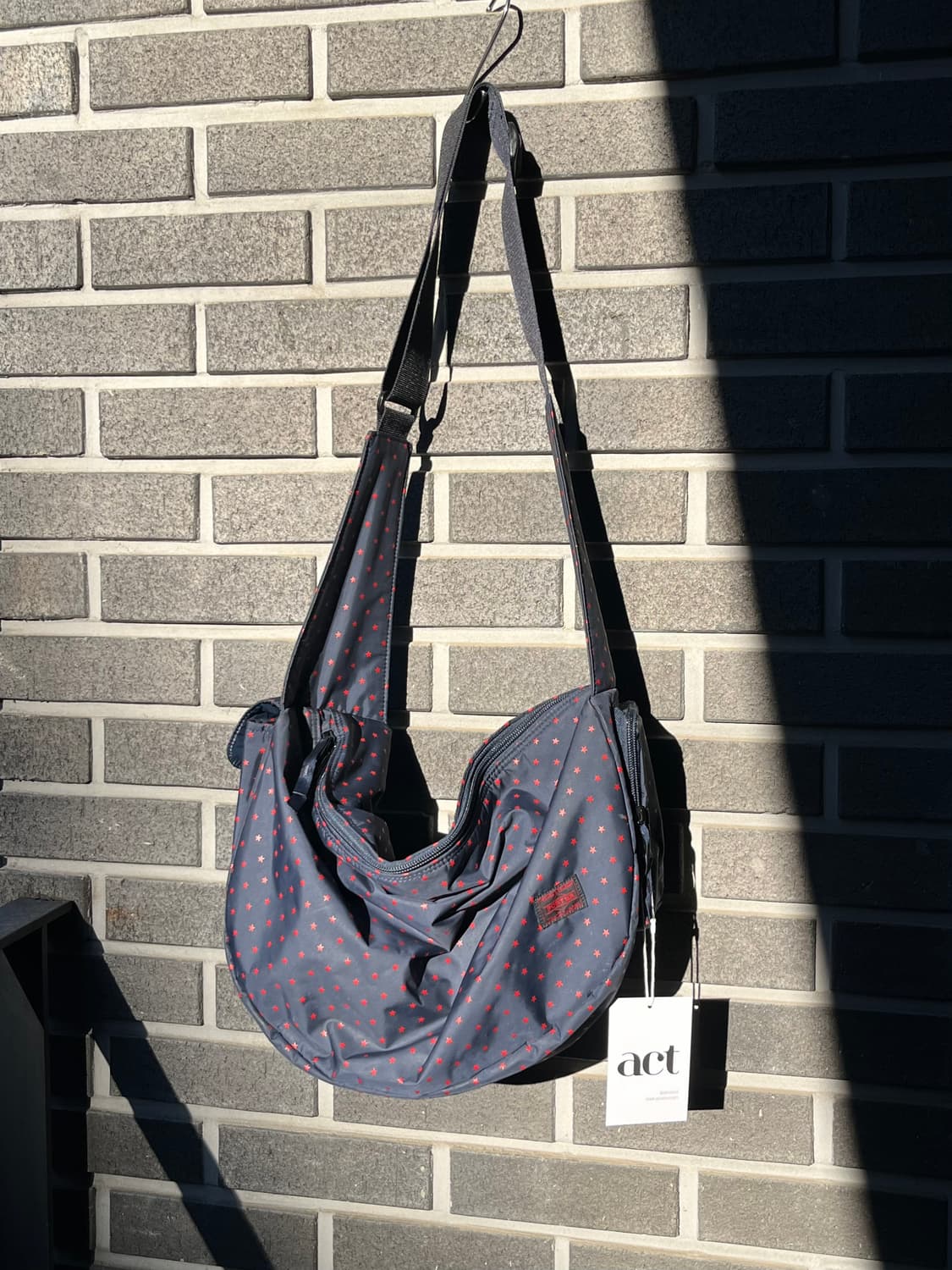 PORTER 포터 별 패턴 호보백 네이비 상품이미지1