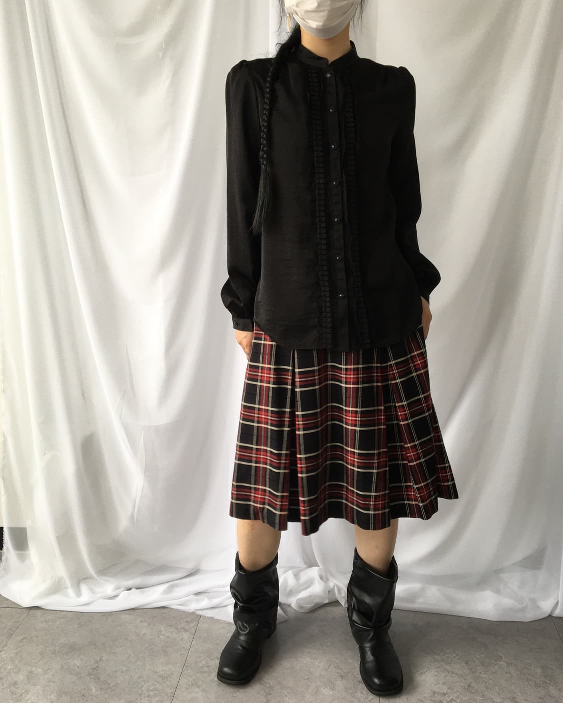 Pleats point shirt 상품이미지6