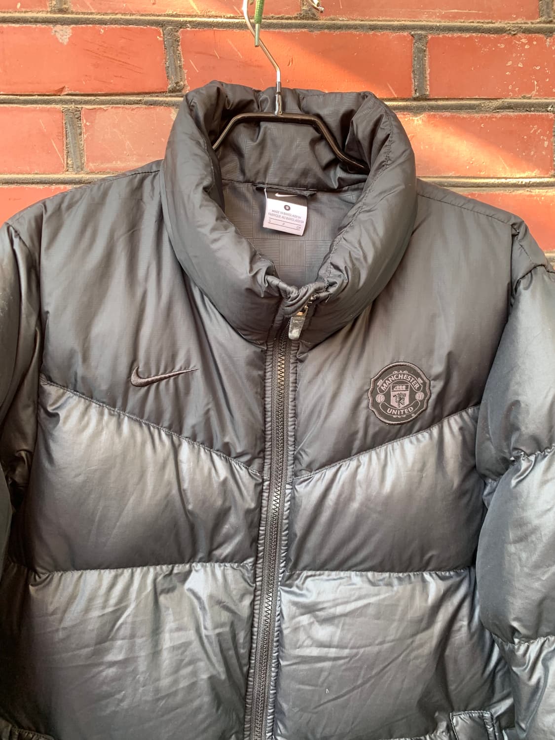 맨체스터 유나이티드 올블랙 다운 패딩 사이즈 95 상품이미지1