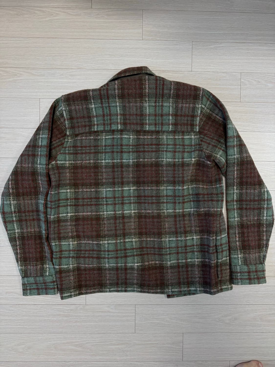 [s]rrl 플래드 울 블렌드 워크셔츠 상품이미지2