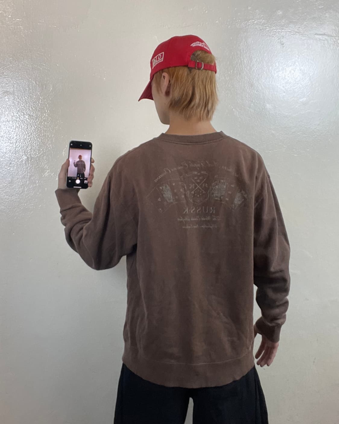 RUSSK 그런지 맨투맨 상품이미지3