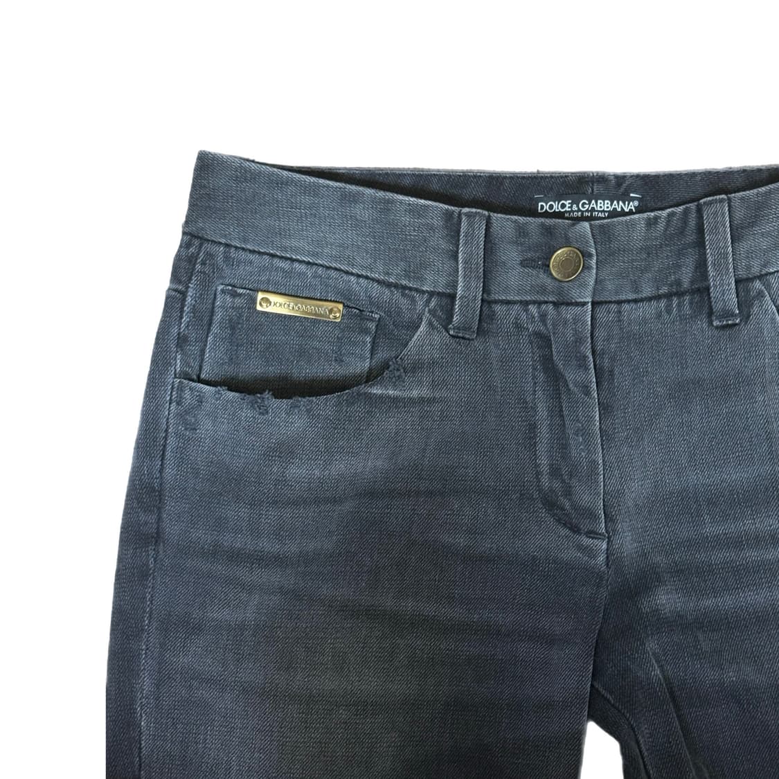 Dolce & Gabbana silm black denim pants 상품이미지3