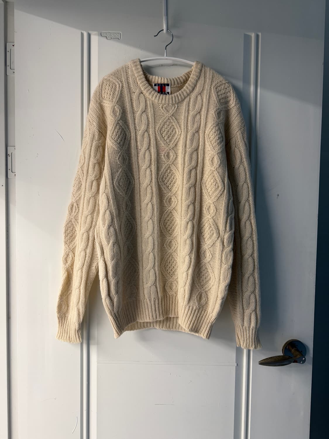 빈티지 피셔맨 스웨터 아이보리 니트 상품이미지2