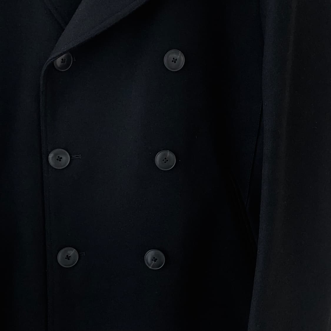 띠어리 멜튼울 피코트 블랙 s 상품이미지4