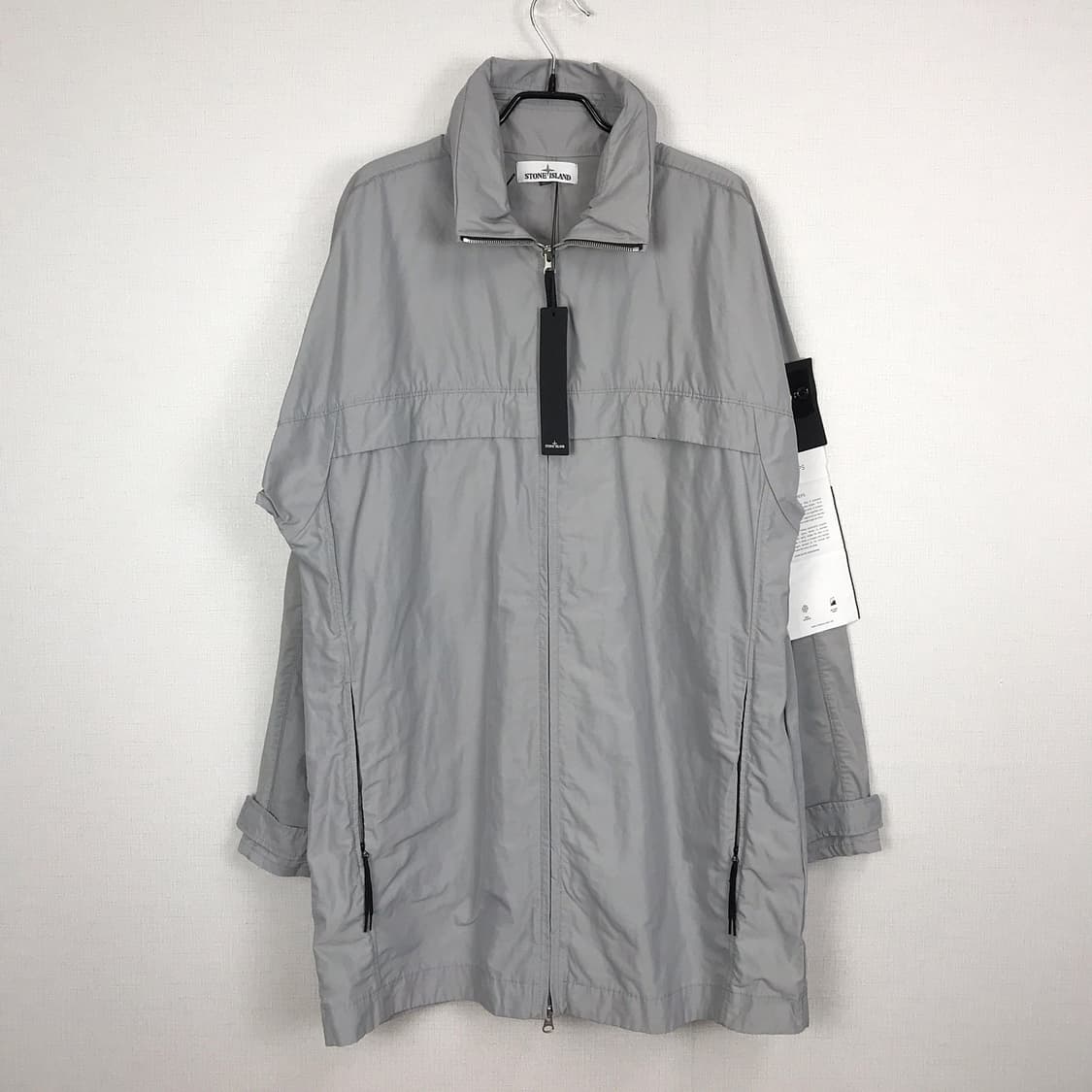 스톤아일랜드 20ss 새상품 히든후드 반코트 롱자켓 L 상품이미지2