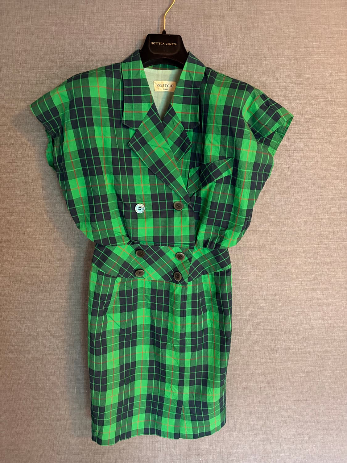 프리티업 체크 원피스 Japan 상품이미지1