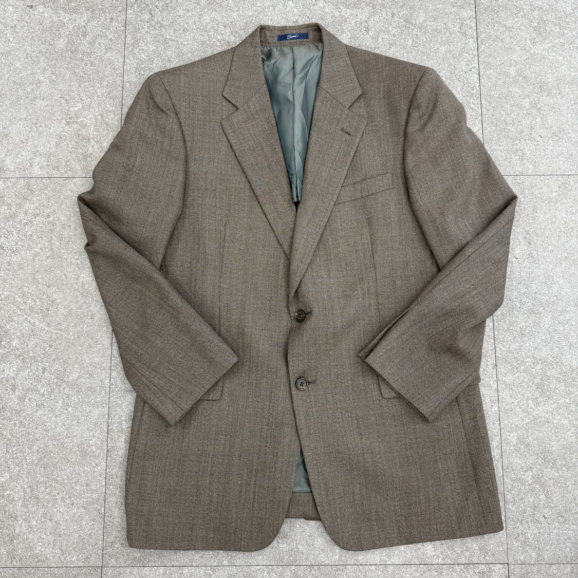 일본빈티지 스카발 원단의 맞춤제재 수트 상품이미지3