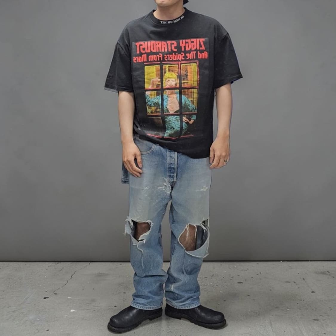19SS 이놈어닛 데이빗보위 반팔티 M M0265 상품이미지1
