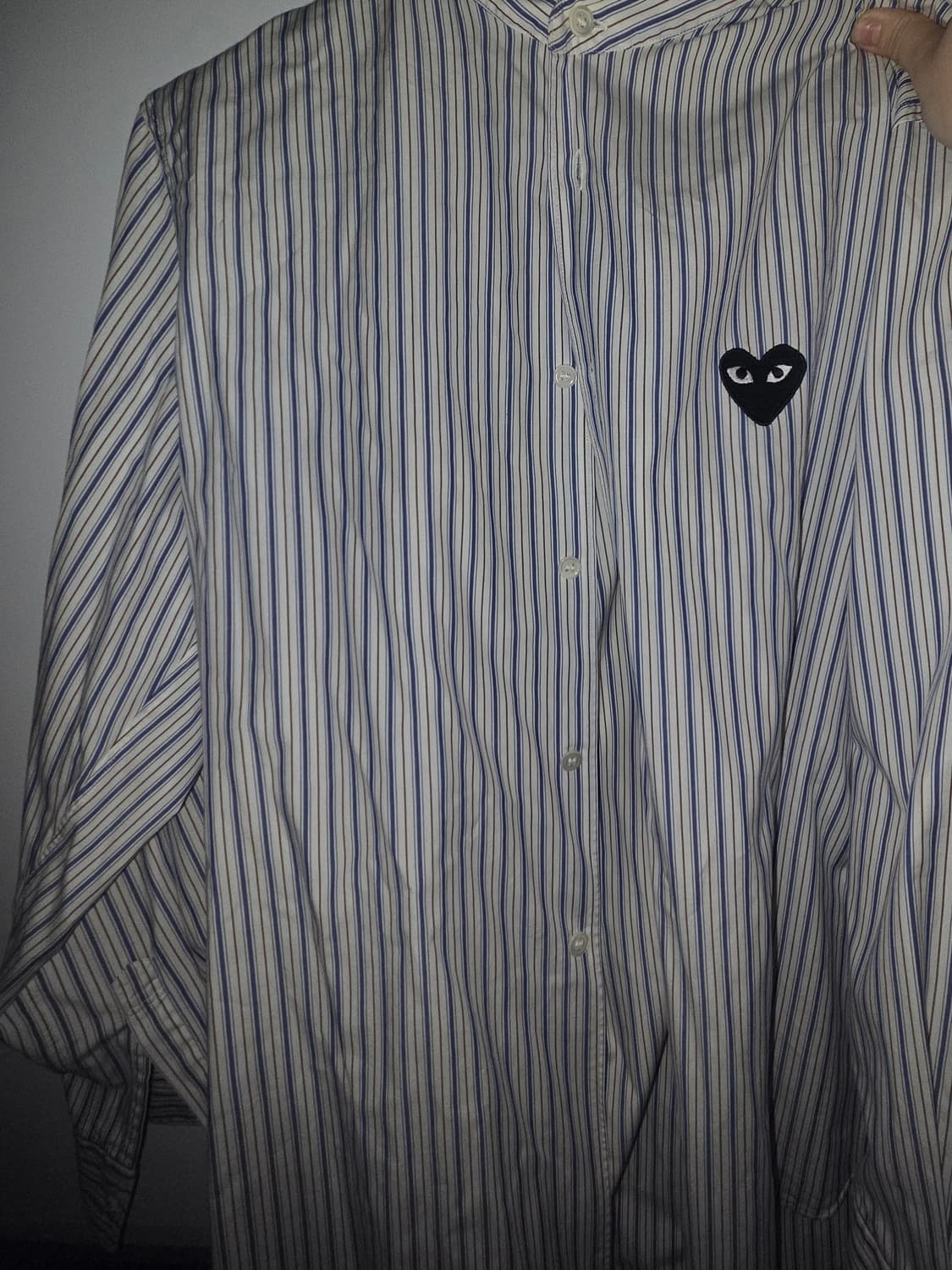 꼼데가르송 스트라이프 셔츠 남방 정품 상품이미지1