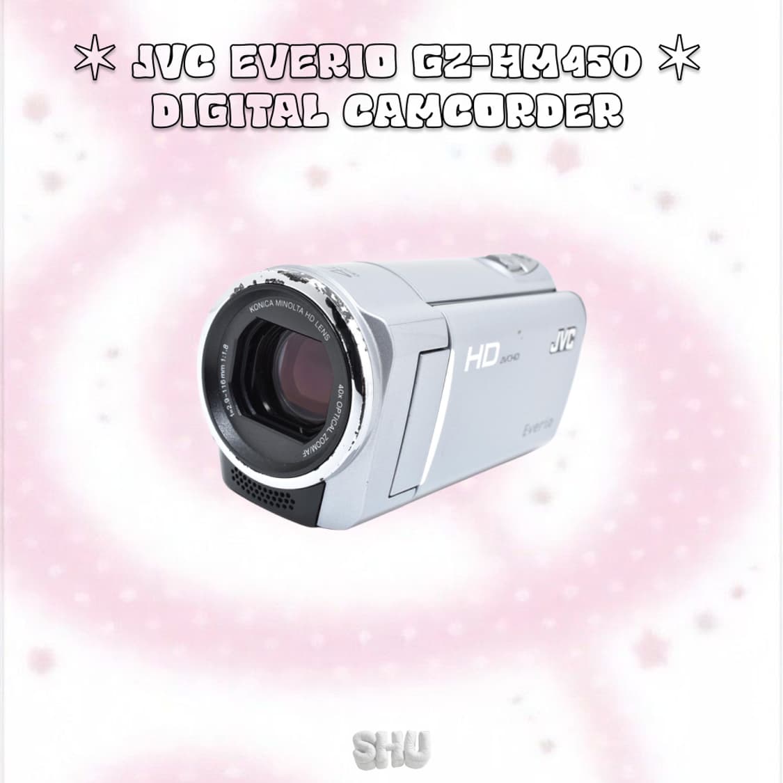 JVC 에브리오 GZ-HM450 빈티지 디지턽 캠코더 실버 상품이미지4