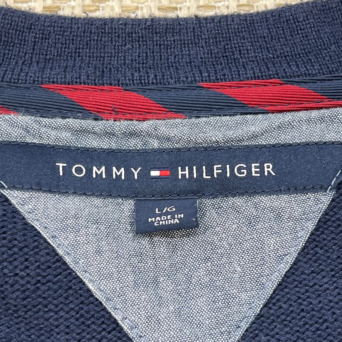 타미힐피거 스트라이프 니트가디건 r3039 상품이미지5