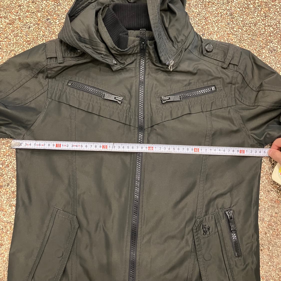 40 에비수 디테일 바이커 자켓 상품이미지6