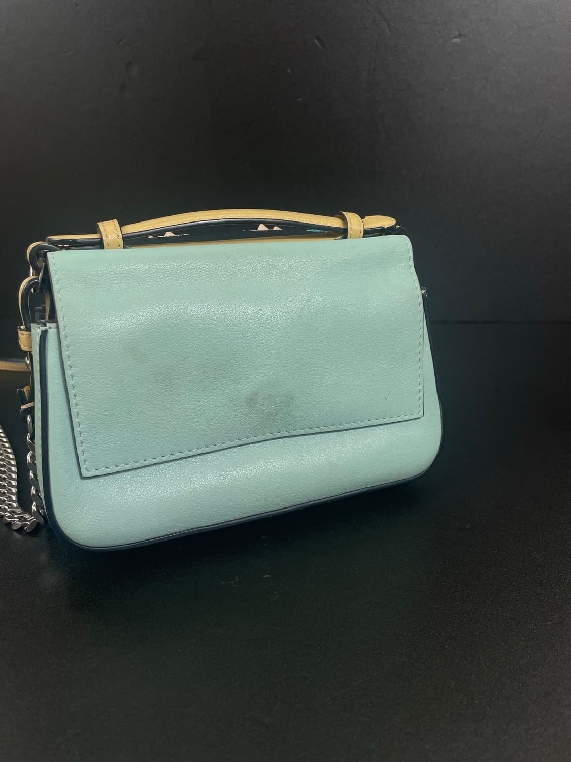 FENDI 펜디 더블 바게트 스터드 보우 마이크로 숄더백 상품이미지7