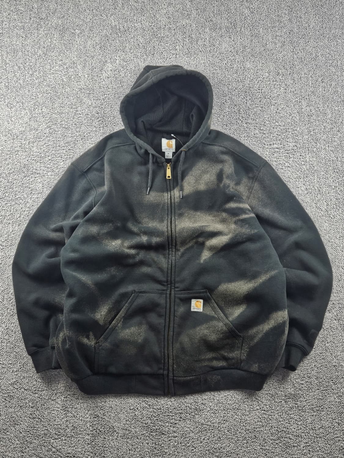 칼하트 다잉 워시드 커스텀 써멀 후드집업 ( XL ) / 10583 상품이미지1