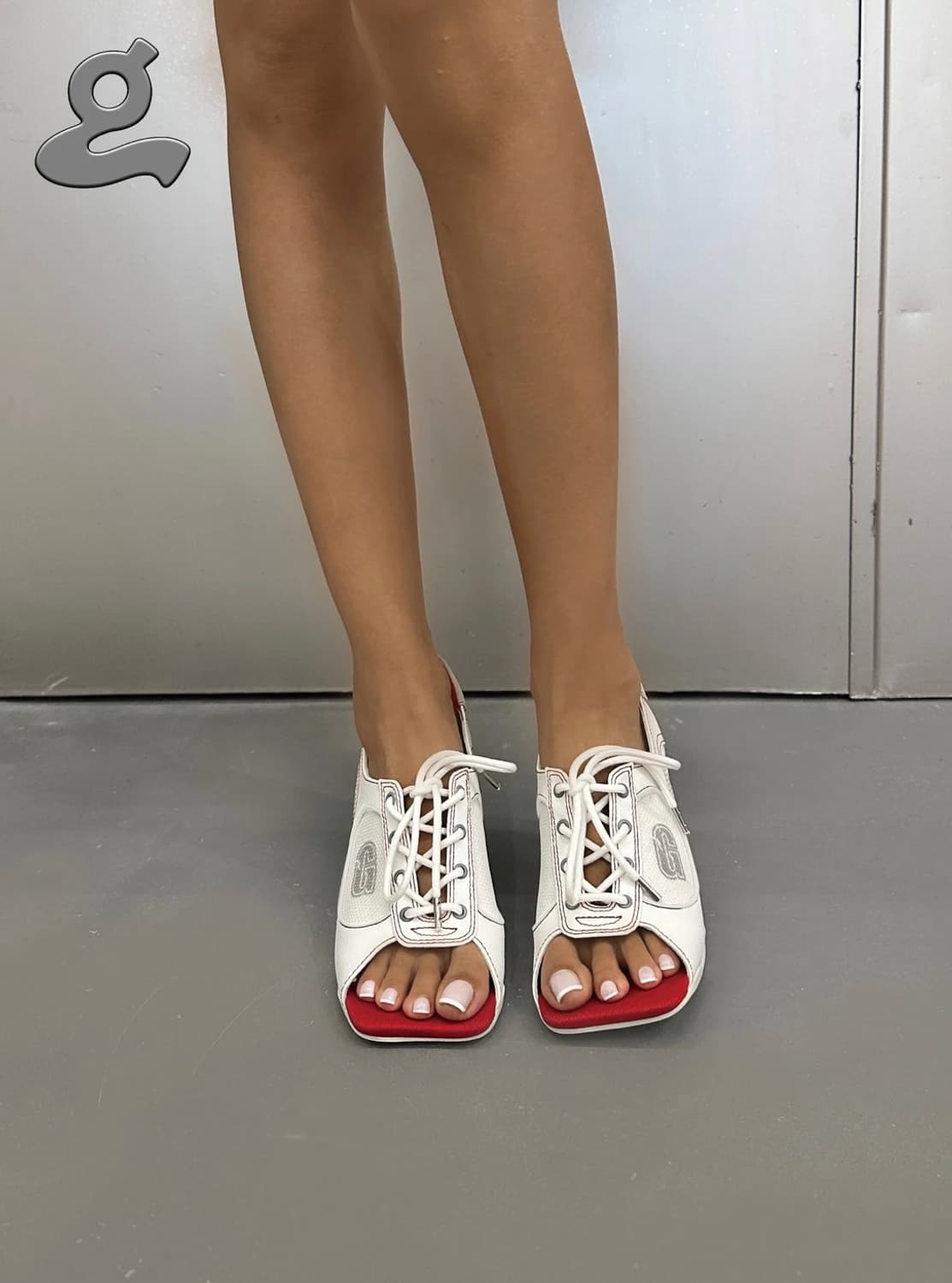 Grape white gat high heels 상품이미지4