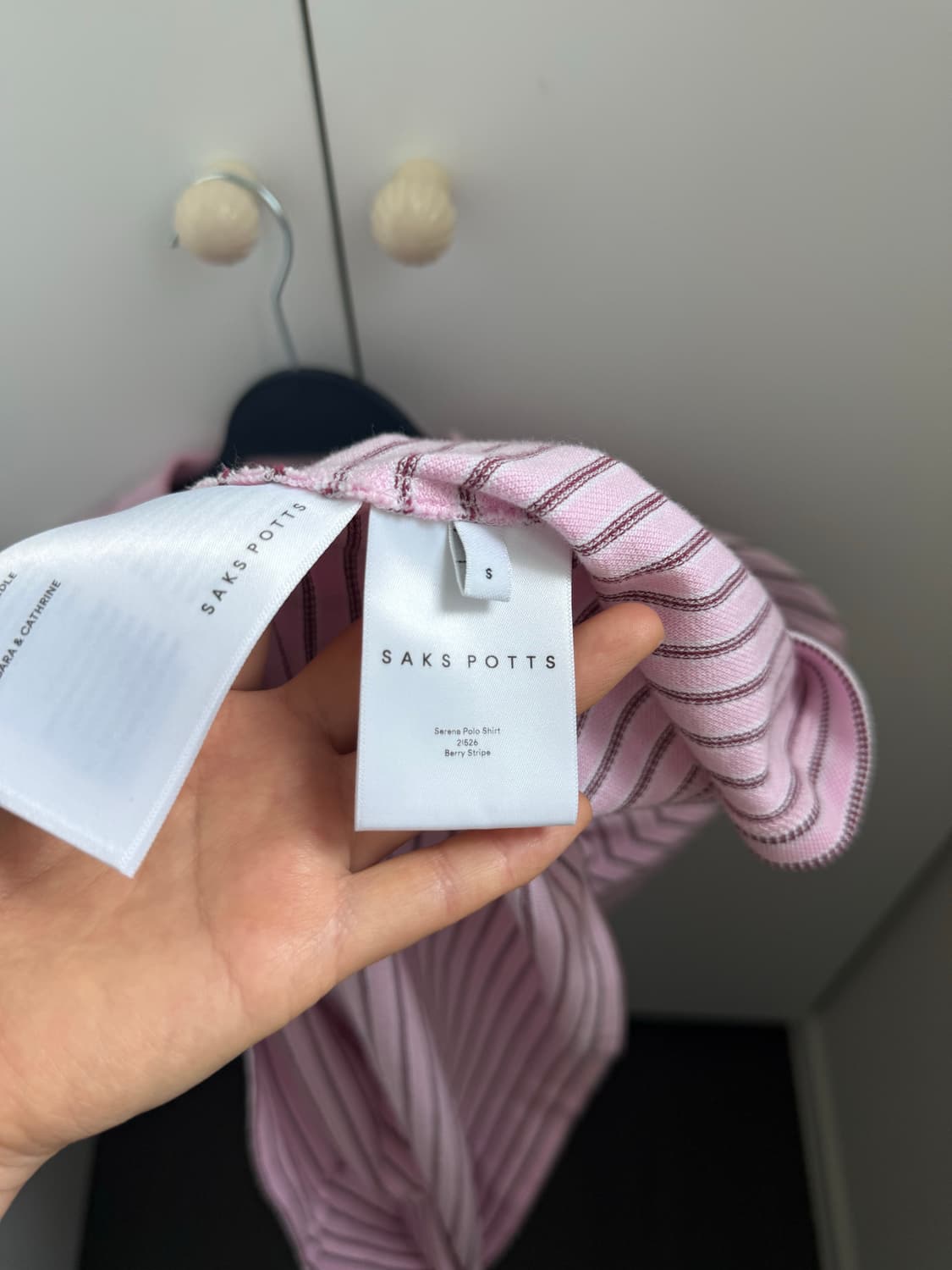 삭스파츠 세레나 폴로 카라티셔츠 S 상품이미지4