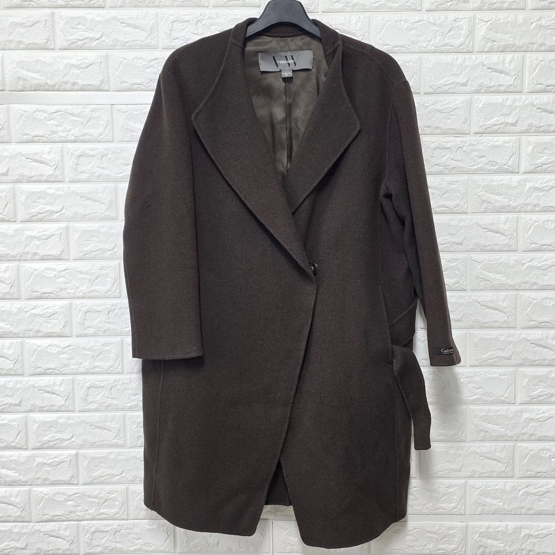 택포) 베라왕 캐시미어 코트 L 상품이미지1