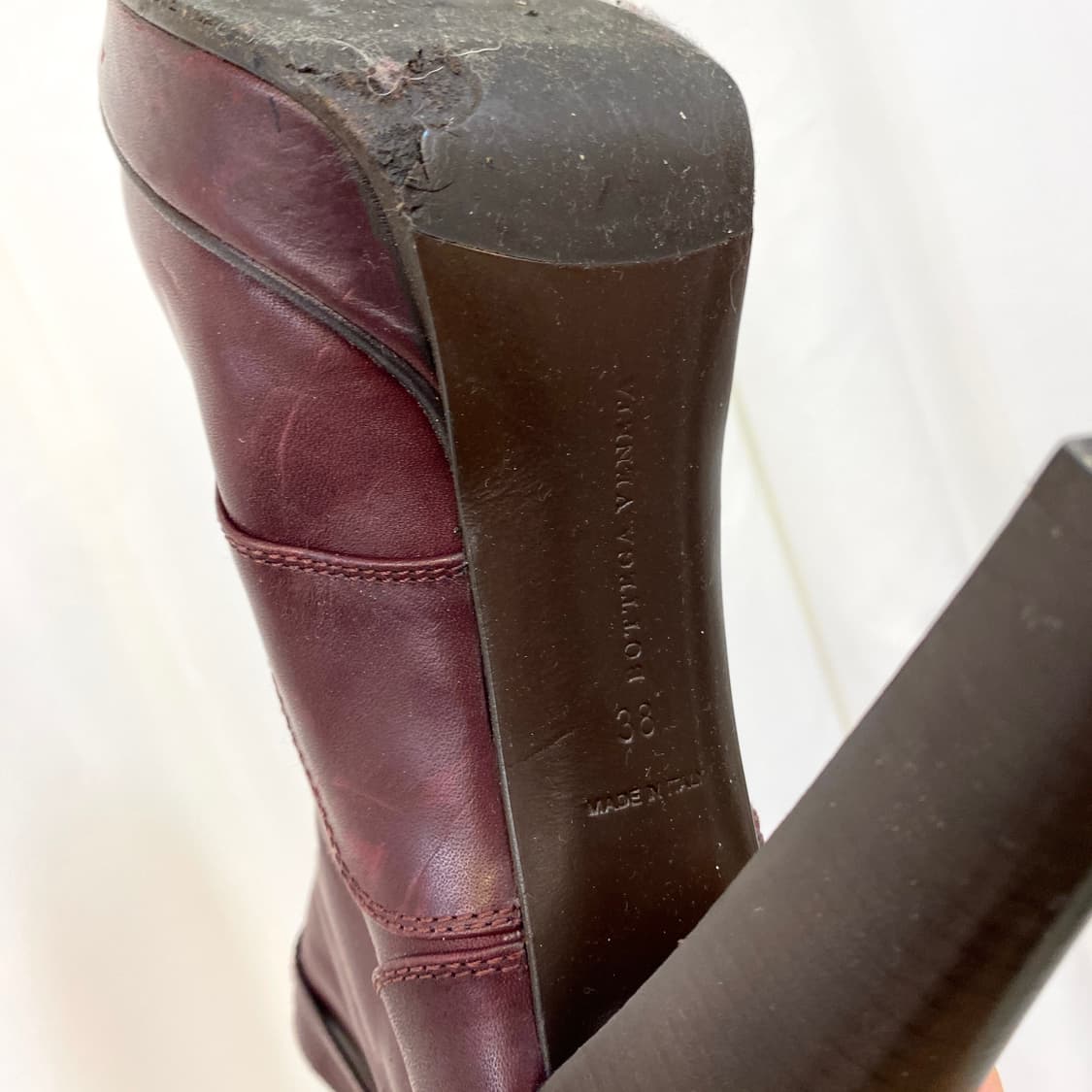 [245] 보테가베네타 레더 앵클 부츠 38 상품이미지9