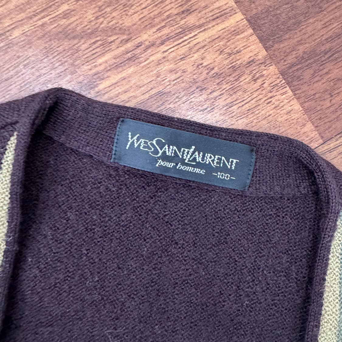 100(M) 입셍로랑 YSL 90s 가디건  상품이미지5