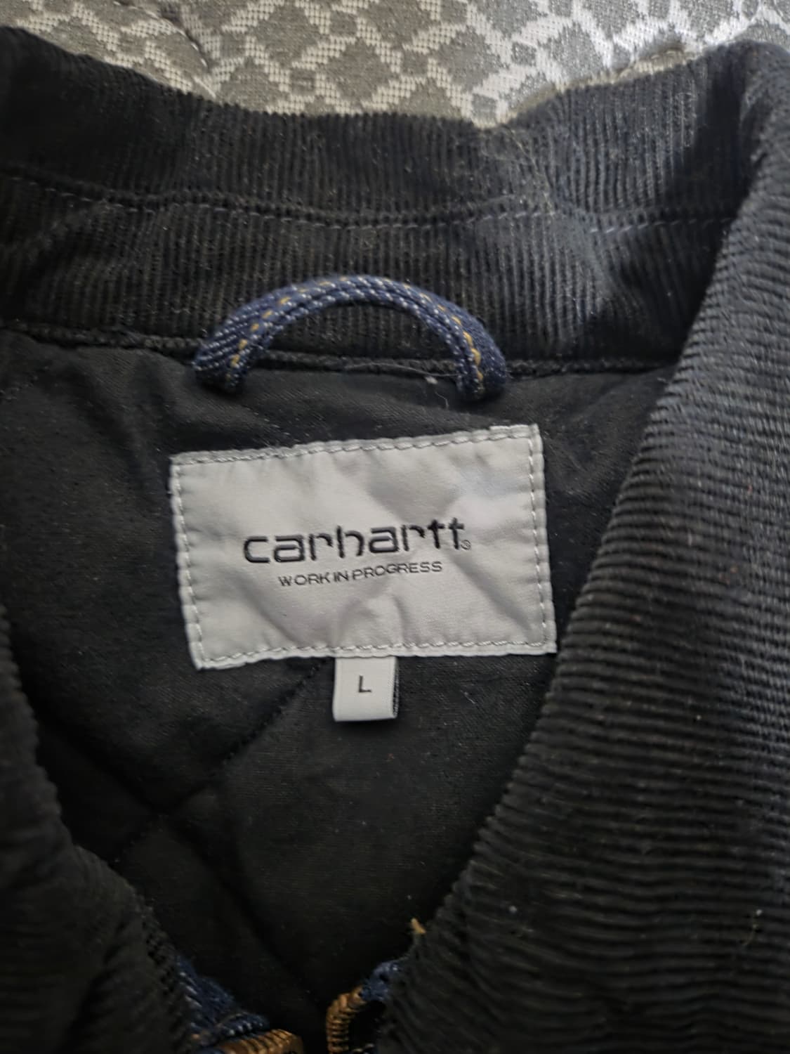 칼하트 WIP OG 디트로이트 자켓 블루블랙 L 상품이미지5