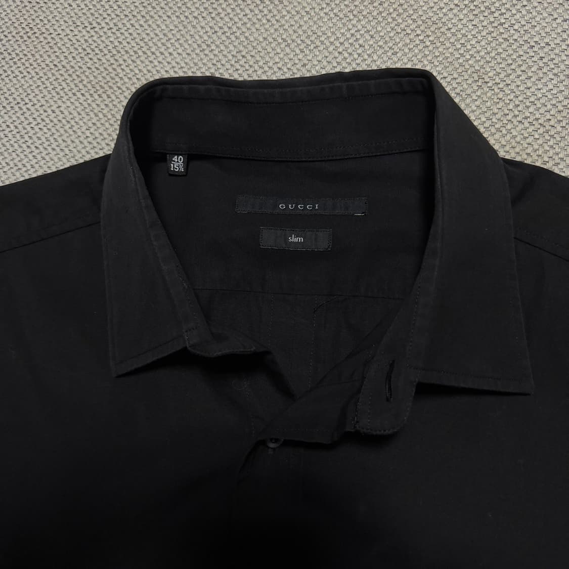 구찌 슬림핏 코튼 긴팔 셔츠 (정품) 상품이미지2