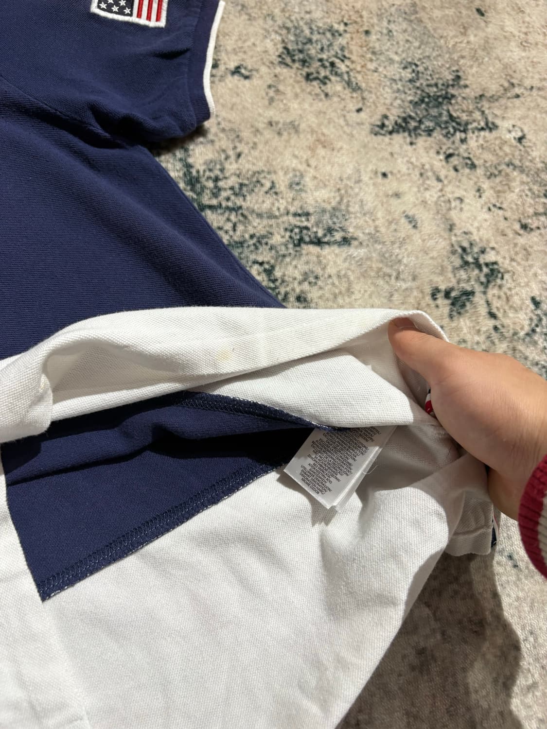 폴로 빅포니 성조기 카라반팔티셔츠 상품이미지9