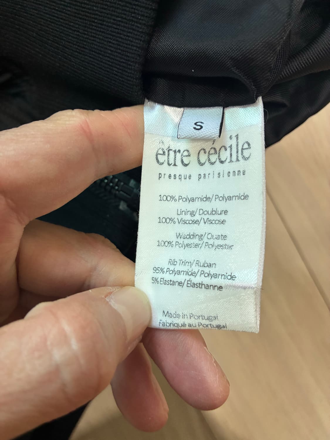 Être Cécile 에뜨레세실 새드페이스 패치 오버사이즈 봄버 재킷 S 상품이미지4