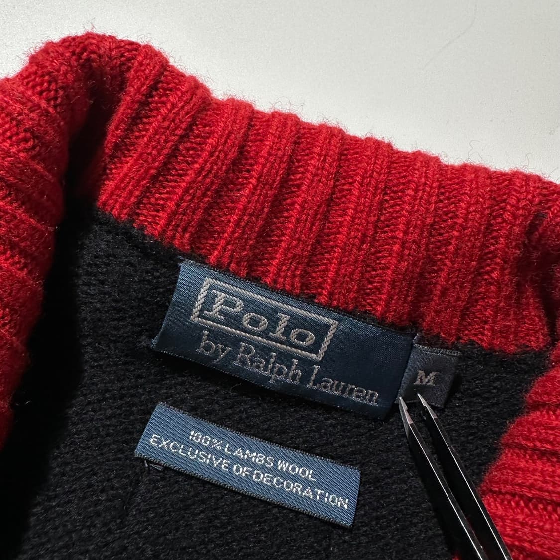폴로 랄프로렌 빅포니 USA 성조기 니트 집업 가디건 상품이미지5
