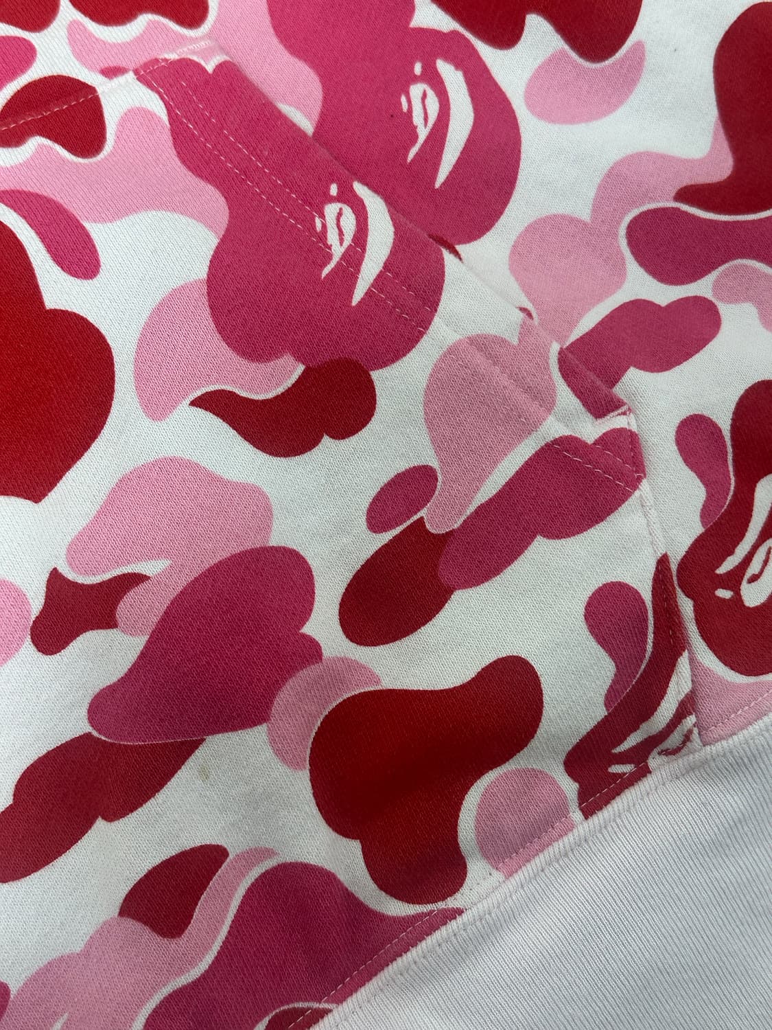 베이프 핑크 카모 샤크 후드집업 m 상품이미지2