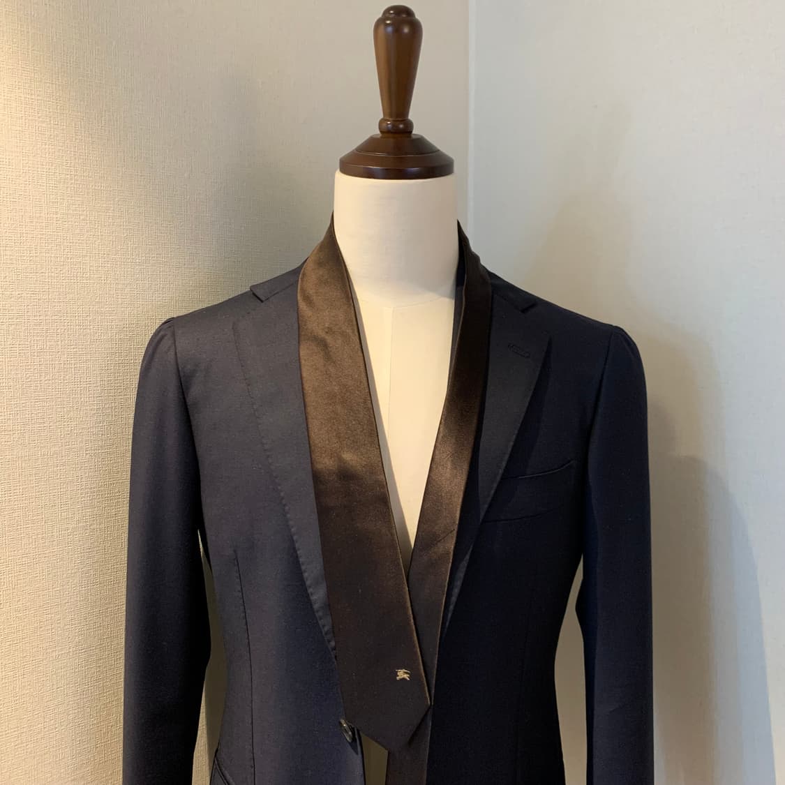 버버리(BURBERRY) 명품 슬림넥타이 블랙라벨 A+등급 6.3cm 상품이미지1