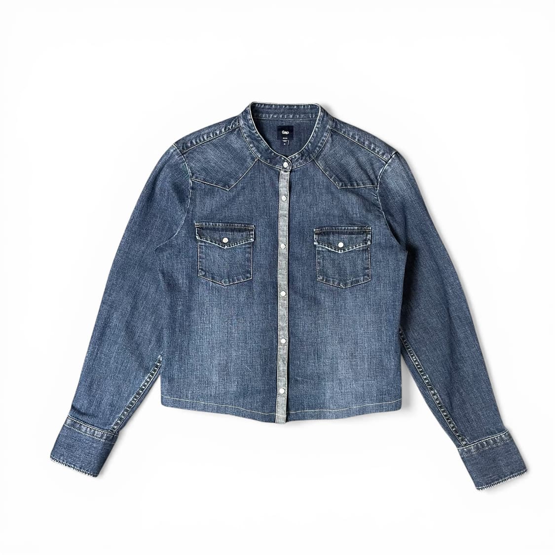 GAP 데님 투포켓 웨스턴 셔츠 M 상품이미지1