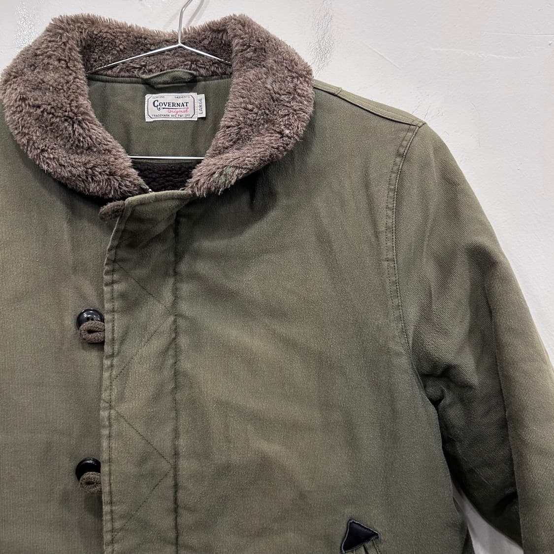 커버낫 오리지널 이너후리스 숄카라 워크자켓 상품이미지1