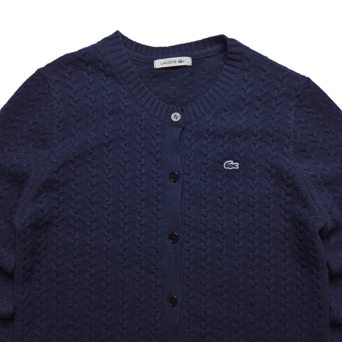 [40] 라코스테 케이블 니트 가디건 상품이미지3