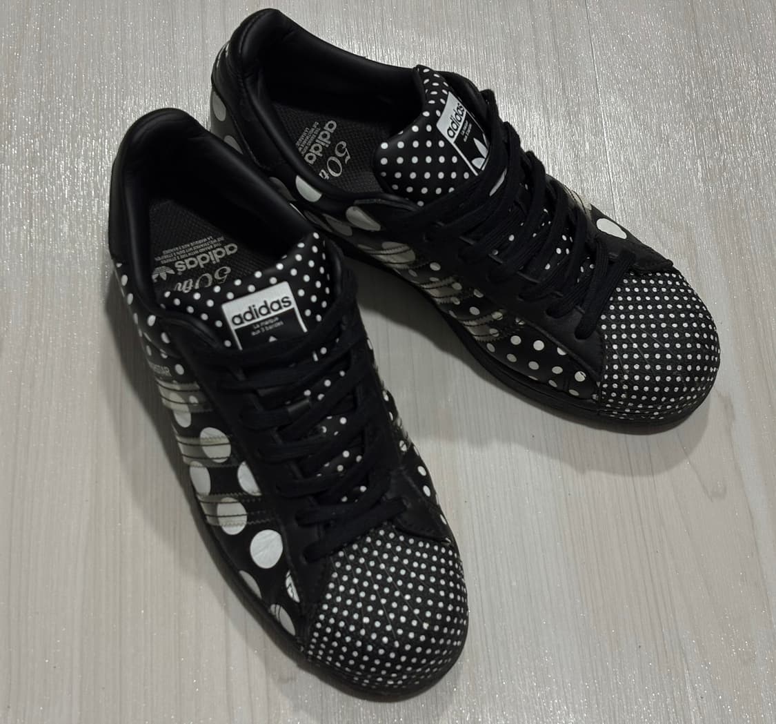 아디다스 슈퍼스타 50th 폴카 도트 스니커즈 상품이미지1