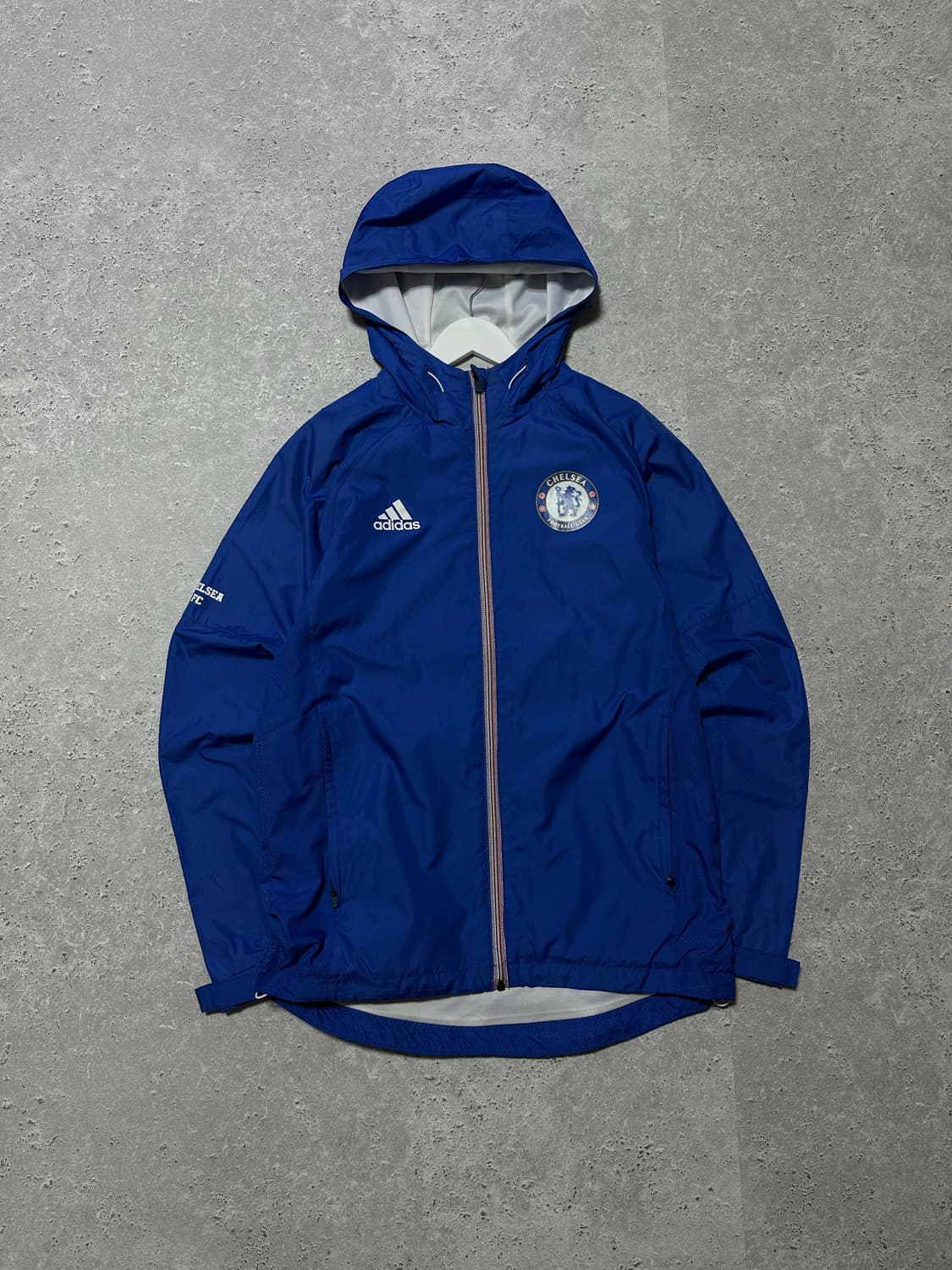 아디다스 첼시 올드스쿨 블루 바람막이 상품이미지2