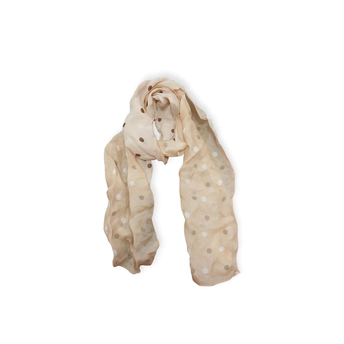 모리걸 땡땡이 미디 실크스카프  상품이미지1