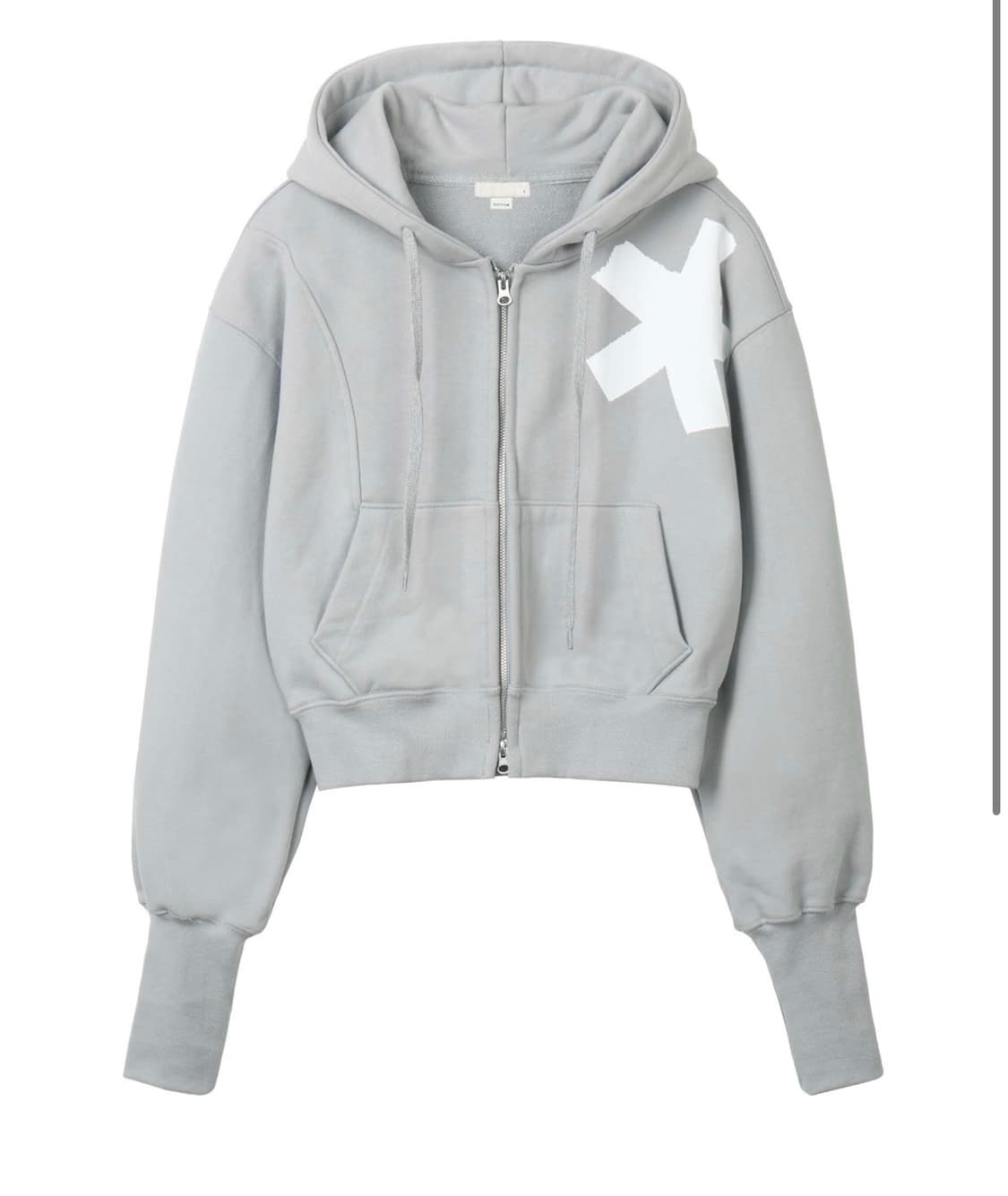 Bonnae hoodie zip-up gray 상품이미지1