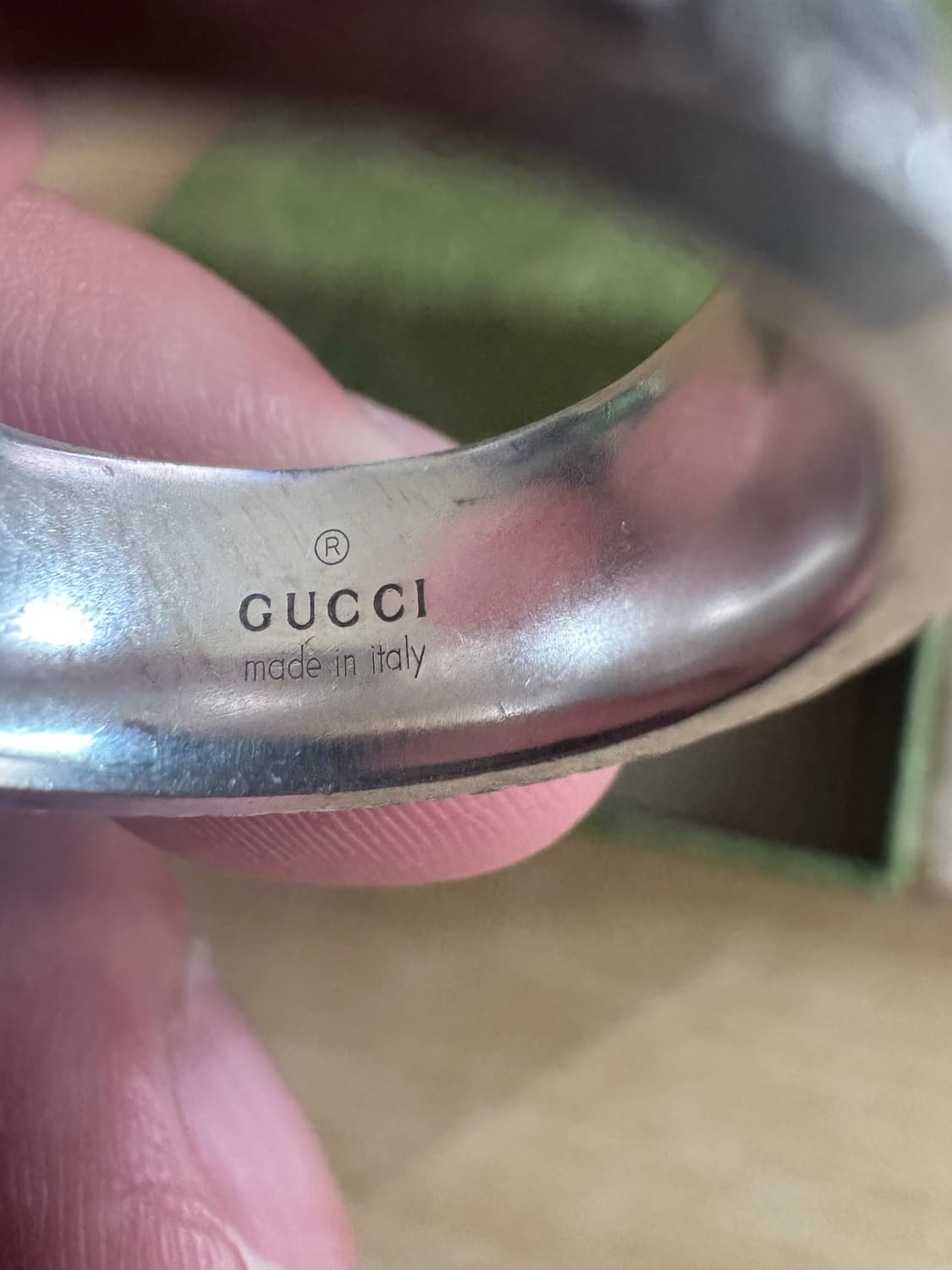 구찌 더블 G 링 실버 15호 상품이미지5