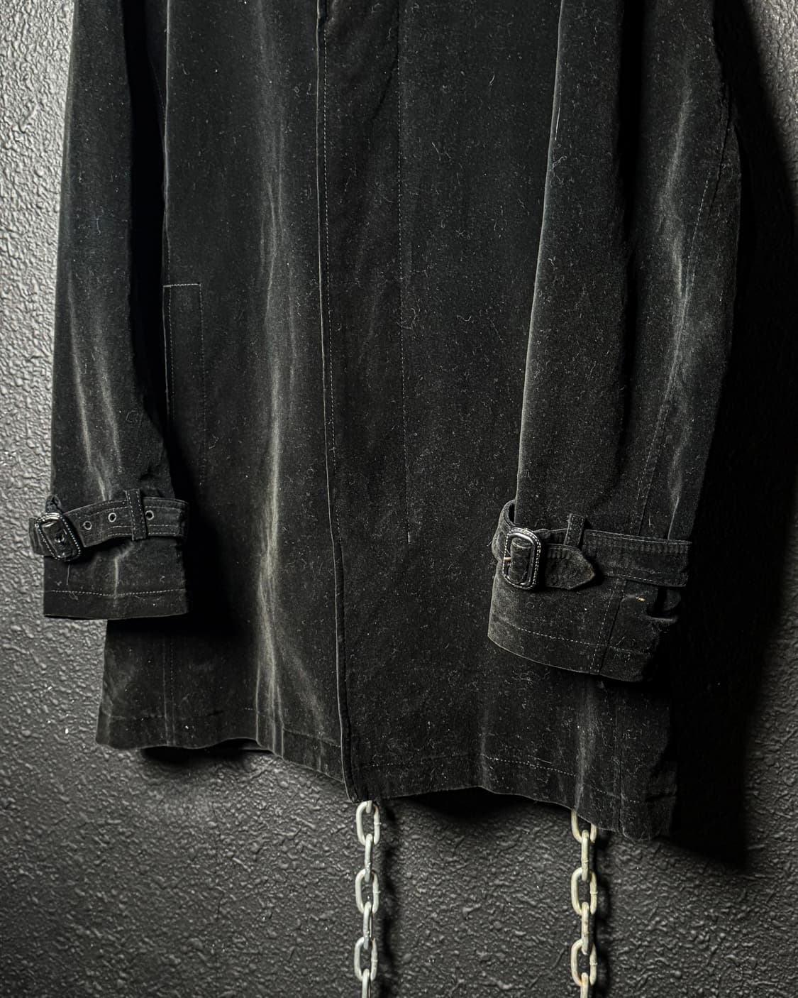 Velvet Buckle Half Coat 상품이미지9